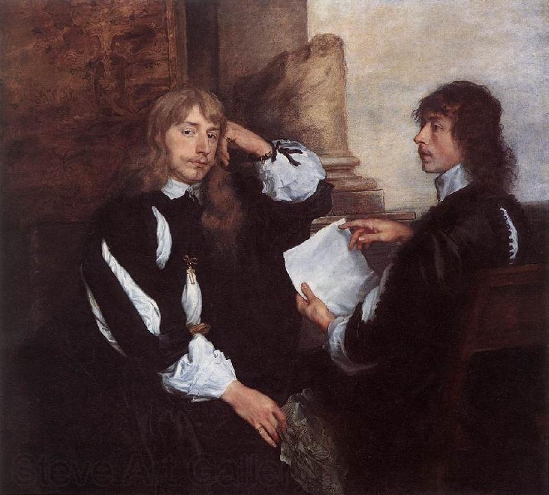 DYCK, Sir Anthony Van Thomas Killigrew and William, Lord Croft fgjh France oil painting art